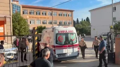 Manisa’da okul yakınında silahlı saldırı: Şüpheli yakalandı