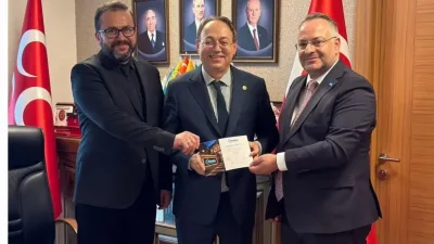 TİMBİR yöneticilerinden MHP Genel Başkan Yardımcısı Topsakal’a ziyaret
